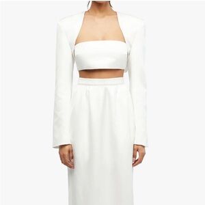 We Wore What White Bolero - Size M